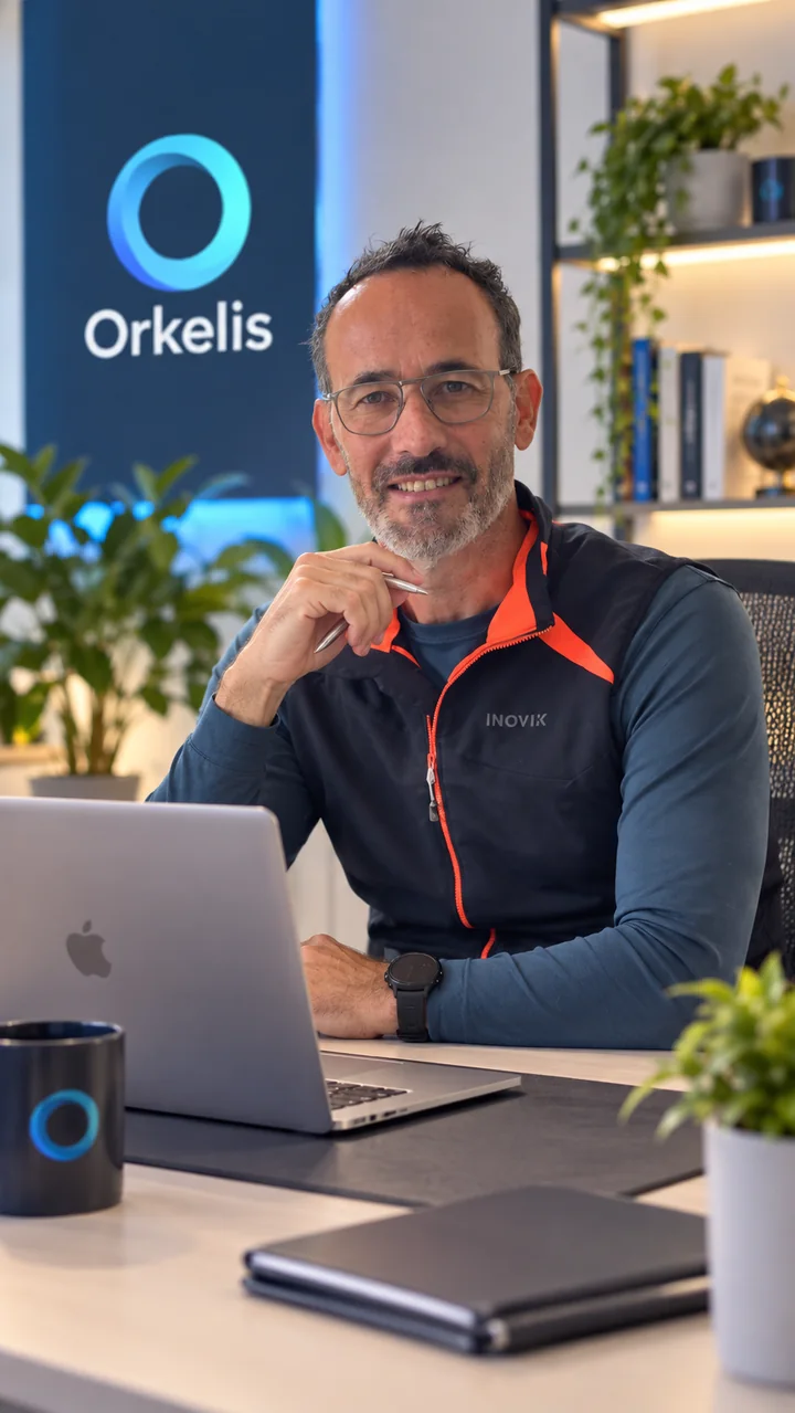 Philippe Höhener, concepteur de solutions digitales et orchestrateur IA chez Orkelys